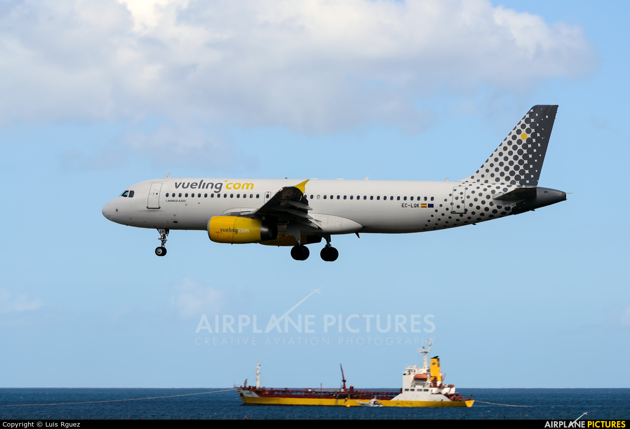 Vueling Airlines EC-LQK aircraft at Lanzarote - Arrecife