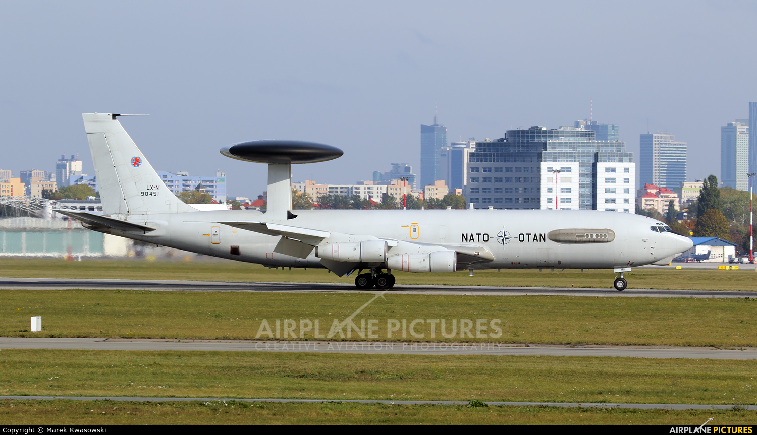 NATO LX-N90451 aircraft at Warsaw - Frederic Chopin