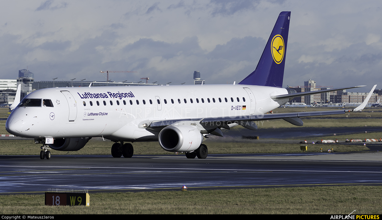 D Aeci Lufthansa Regional Cityline Embraer 170 200 Std At