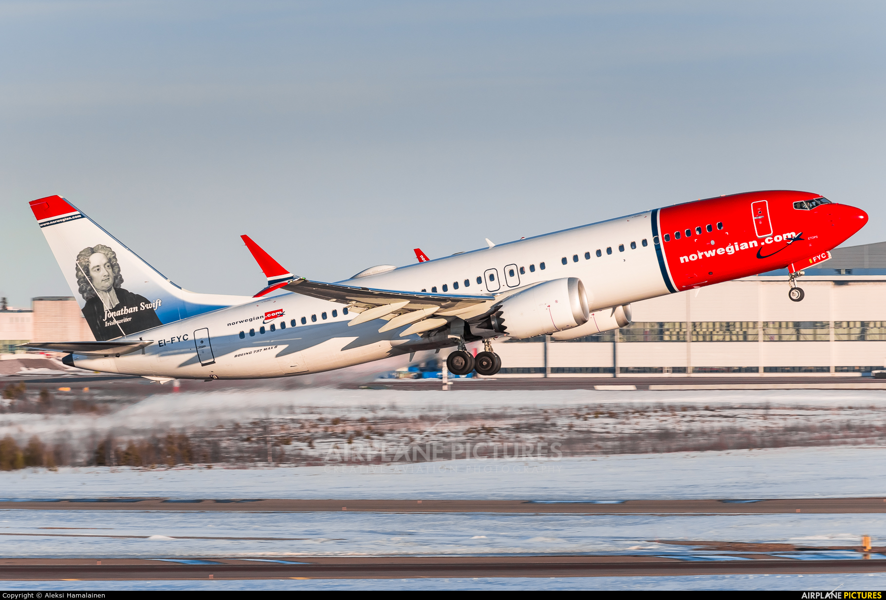 Norwegian Air International EI-FYC aircraft at Helsinki - Vantaa