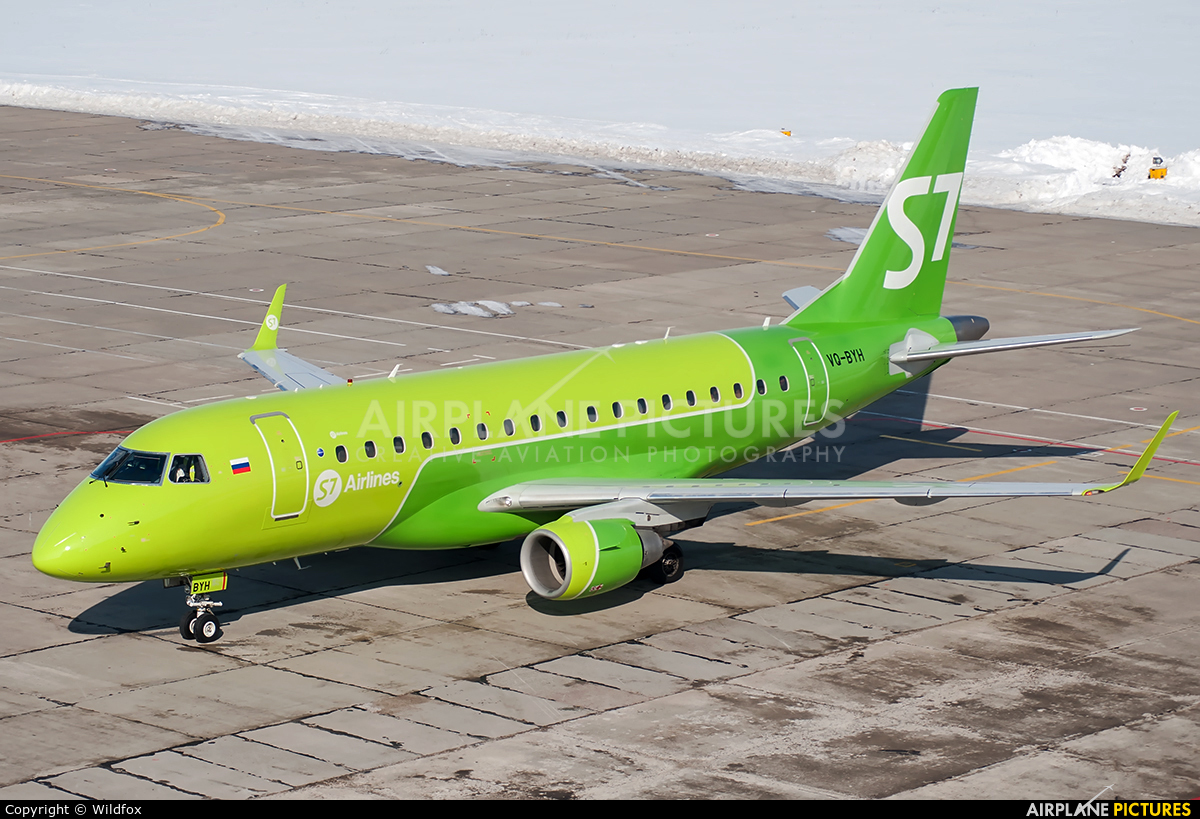 S7 Airlines VQ-BYH aircraft at BRYANSK