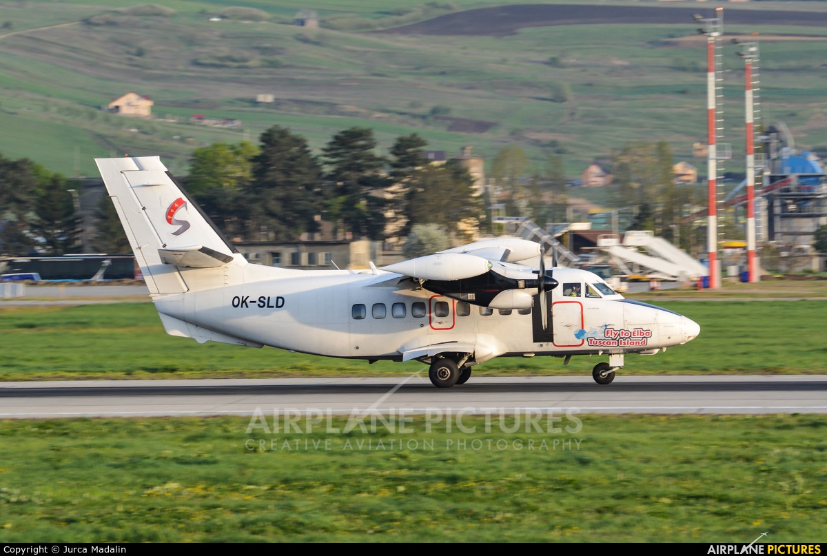 Silver Air OK-SLD aircraft at Cluj Napoca - Someseni