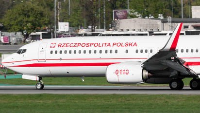 0110 - Poland - Air Force Boeing 737-86X(WL)
