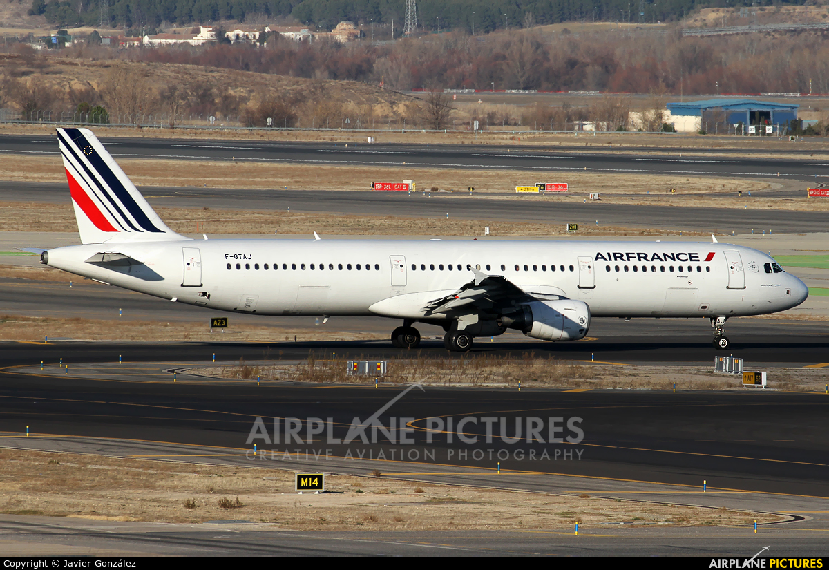 Air France F-GTAJ aircraft at Madrid - Barajas