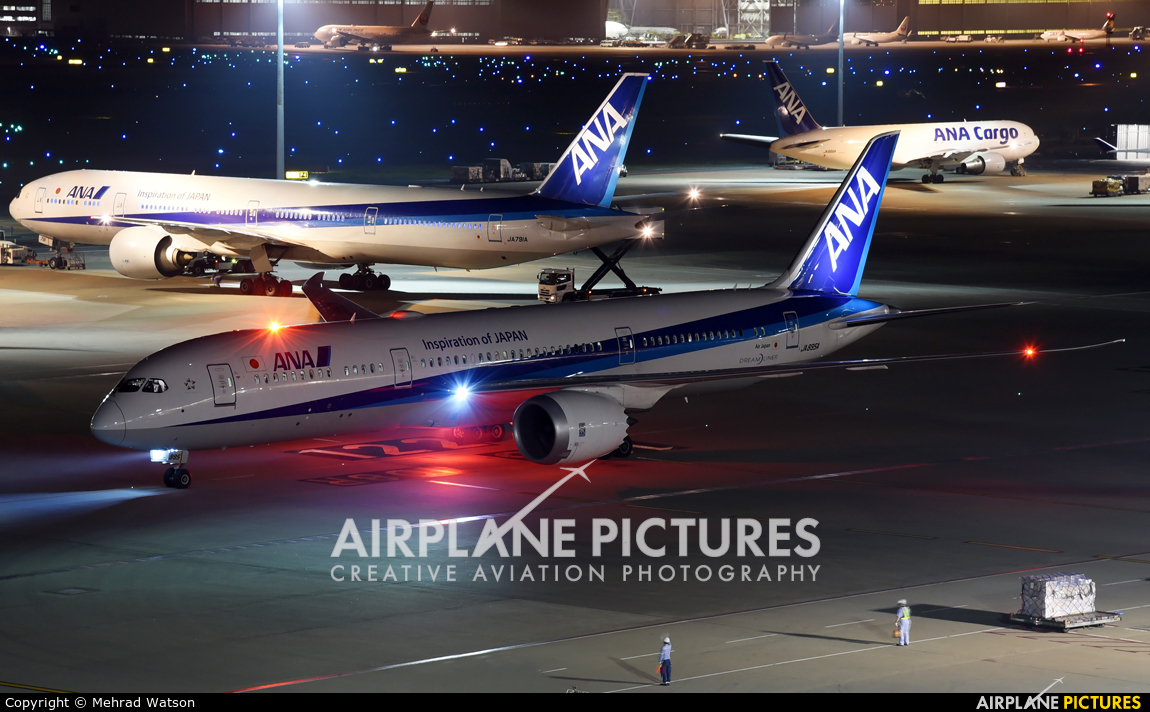 ANA - All Nippon Airways JA895A aircraft at Tokyo - Haneda Intl