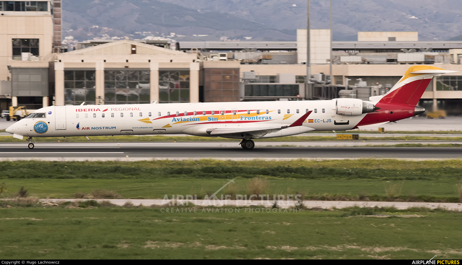 Air Nostrum - Iberia Regional EC-LJS aircraft at Málaga