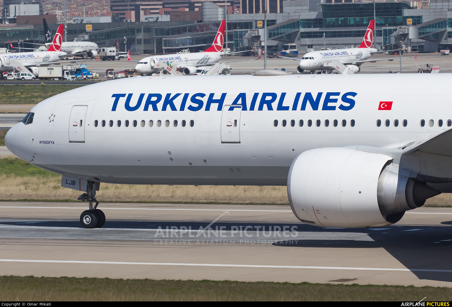 Turkish Airlines TC-LJB aircraft at Istanbul - Ataturk