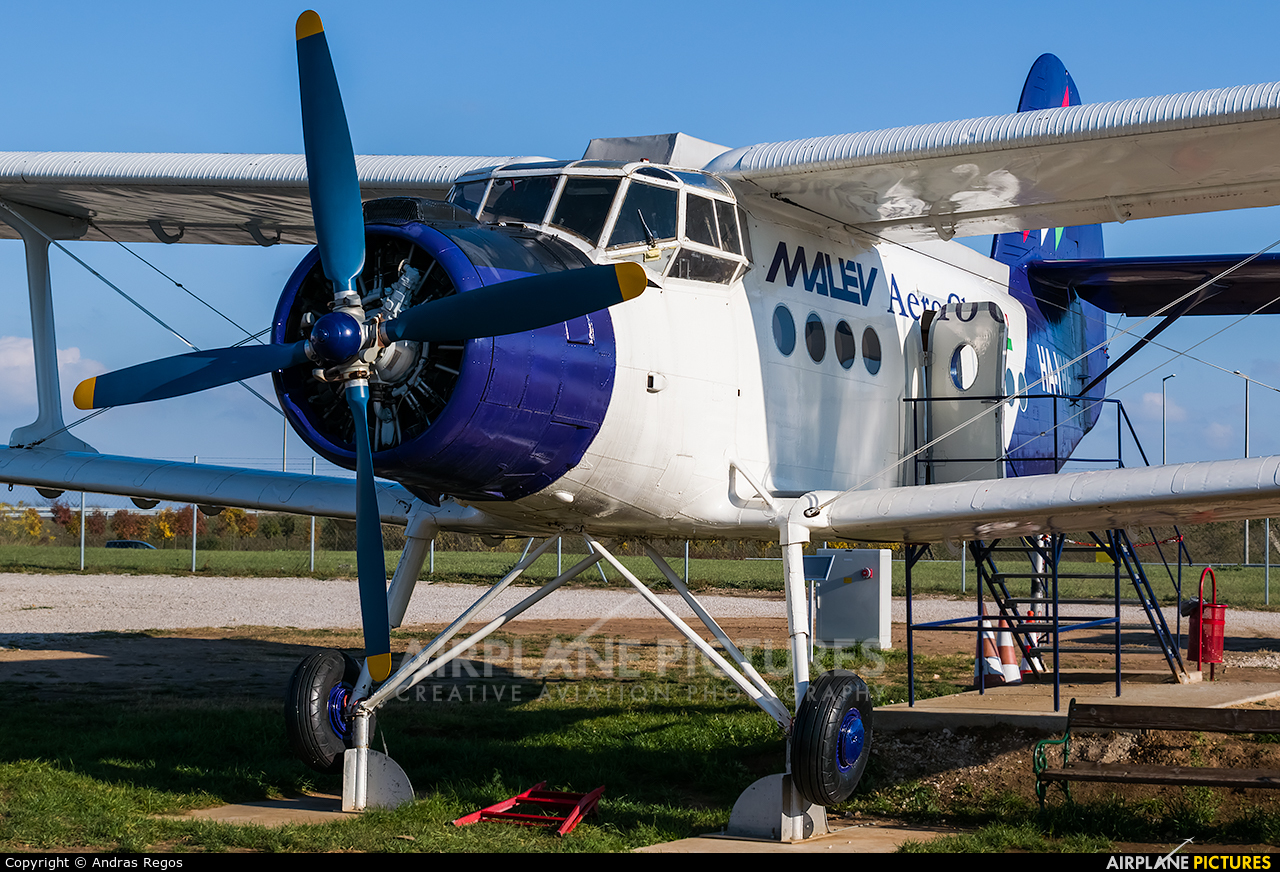 Malév Aero Club HA-YHF aircraft at Budapest Ferihegy Museum