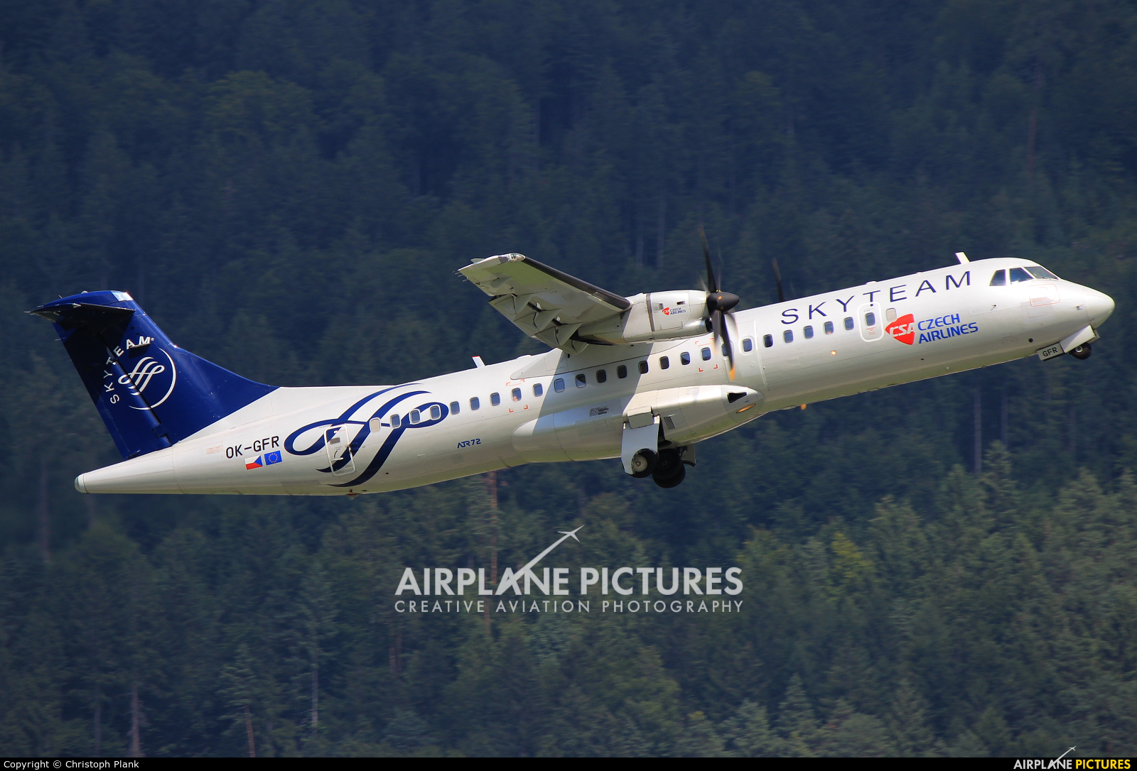 CSA - Czech Airlines OK-GFR aircraft at Innsbruck