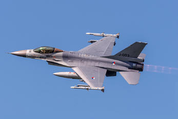 J-003 - Netherlands - Air Force General Dynamics F-16A Fighting Falcon
