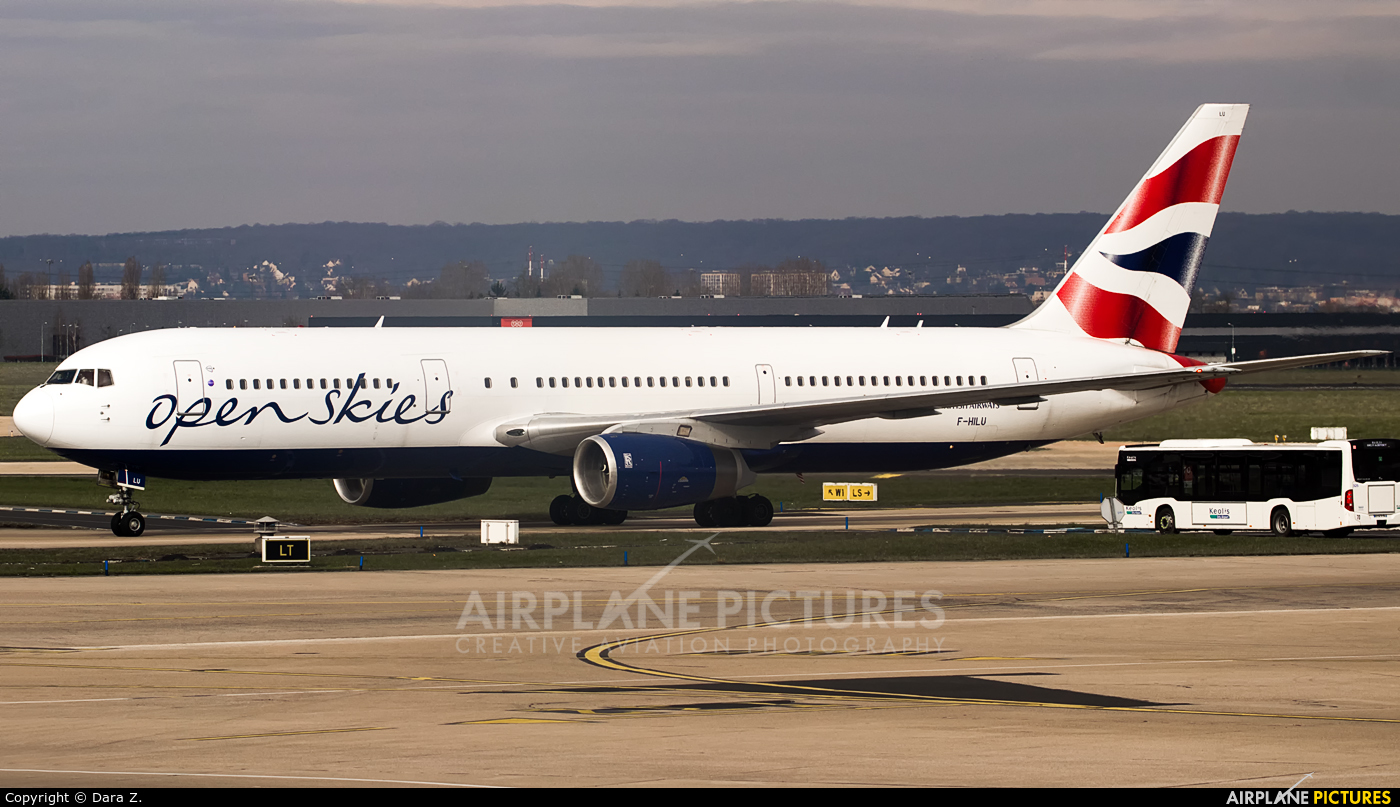 F-HILU - British Airways - Open Skies Boeing 767-300ER at Paris - Orly ...