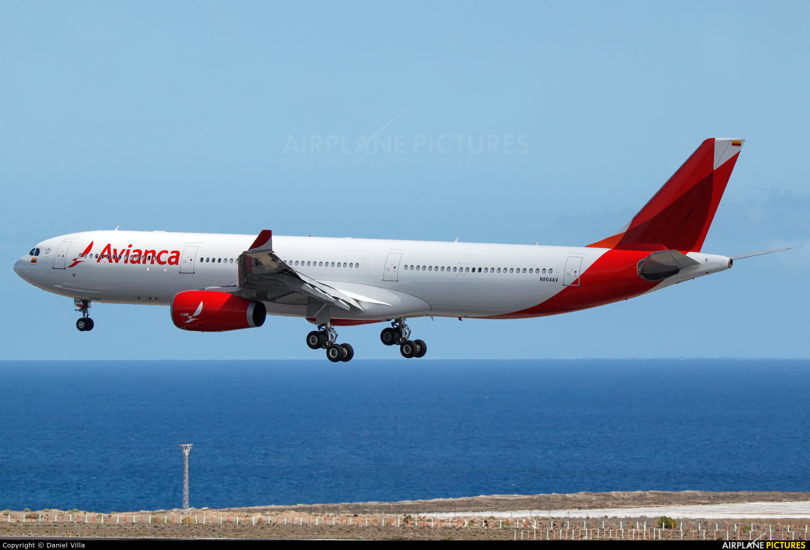 N804av Avianca Airbus A330 300 At Tenerife Sur Reina
