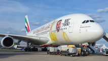 A6-EUV - Emirates Airlines Airbus A380 aircraft
