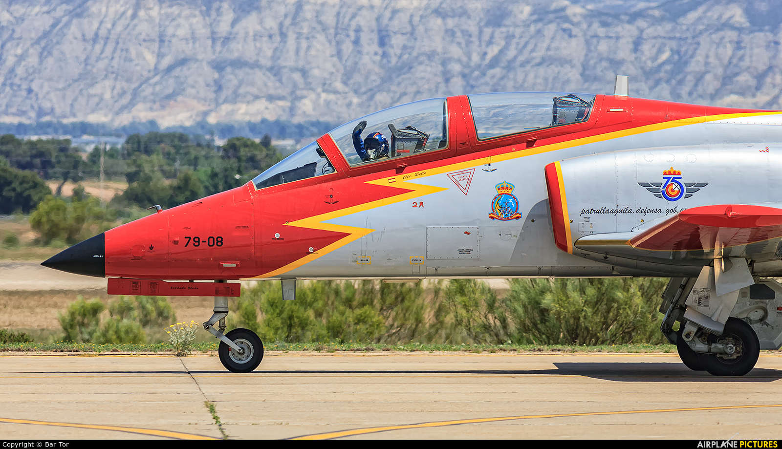 Spain - Air Force : Patrulla Aguila 79-25 aircraft at Zaragoza