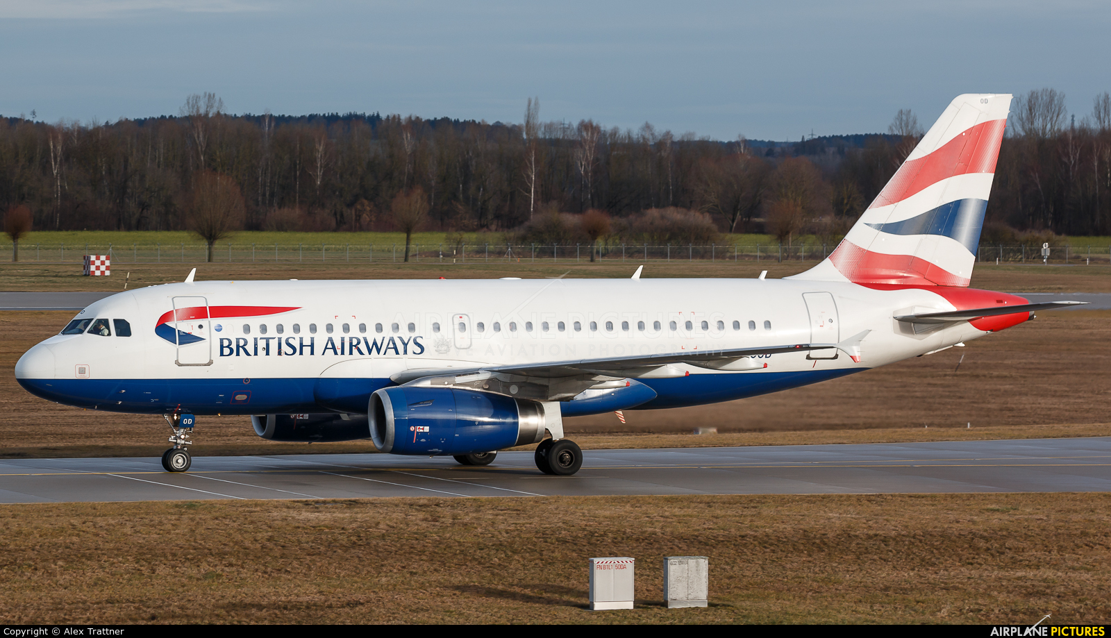British Airways G-EUOD aircraft at Munich