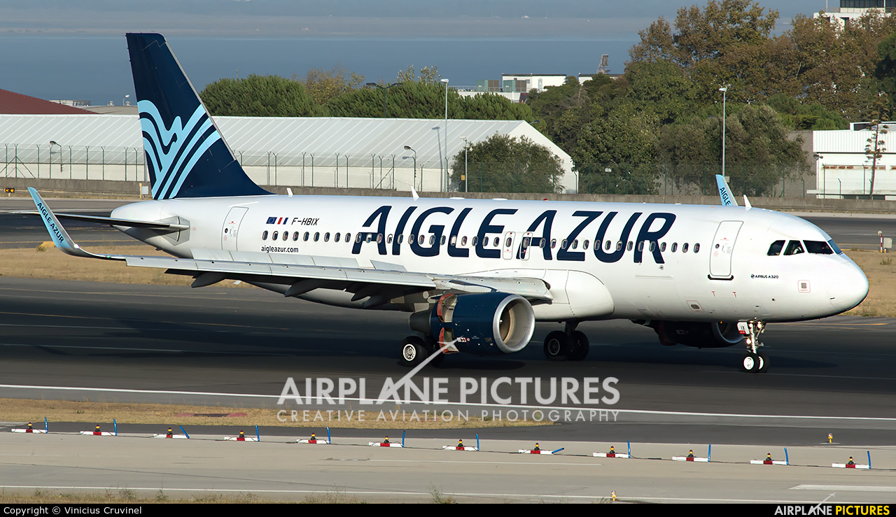 Aigle Azur F-HBIX aircraft at Lisbon