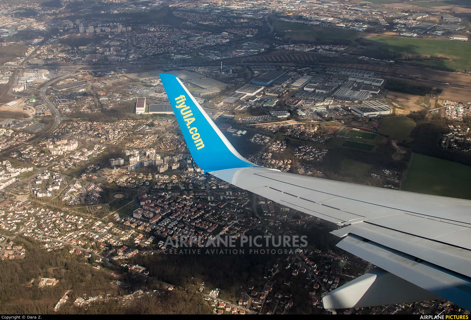 Ukraine International Airlines UR-PSM aircraft at Paris - Charles de Gaulle