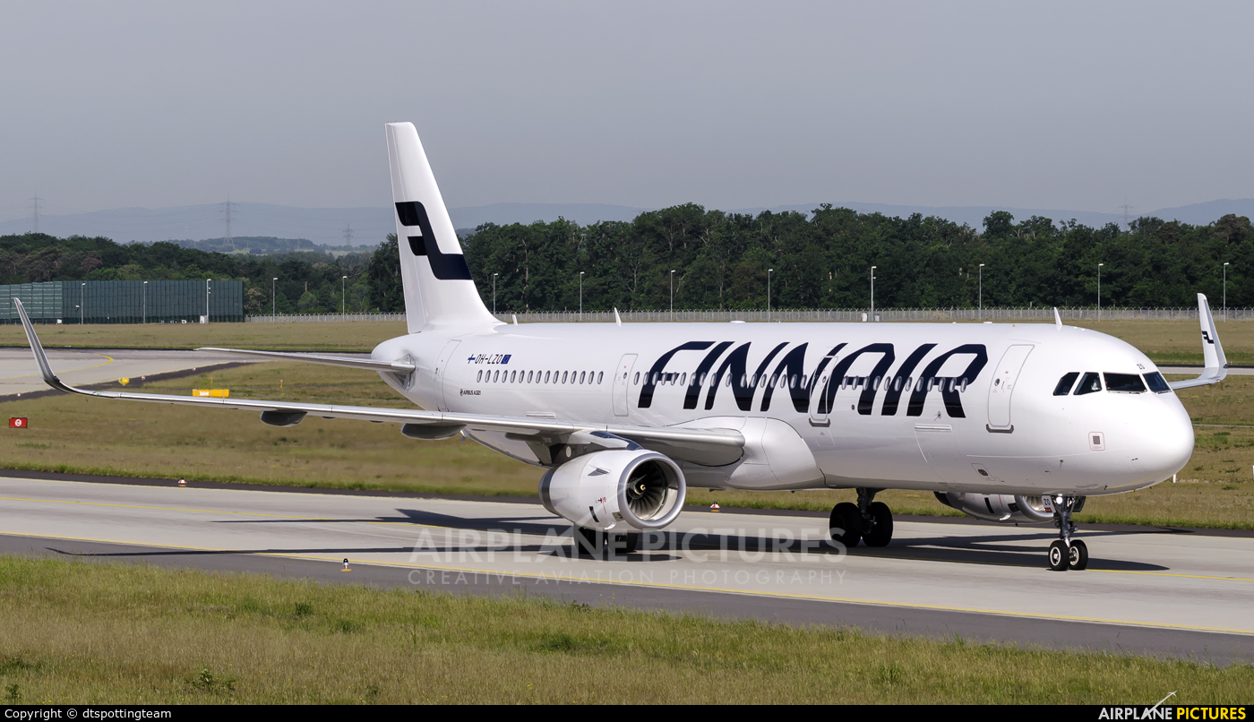 Finnair OH-LZO aircraft at Frankfurt