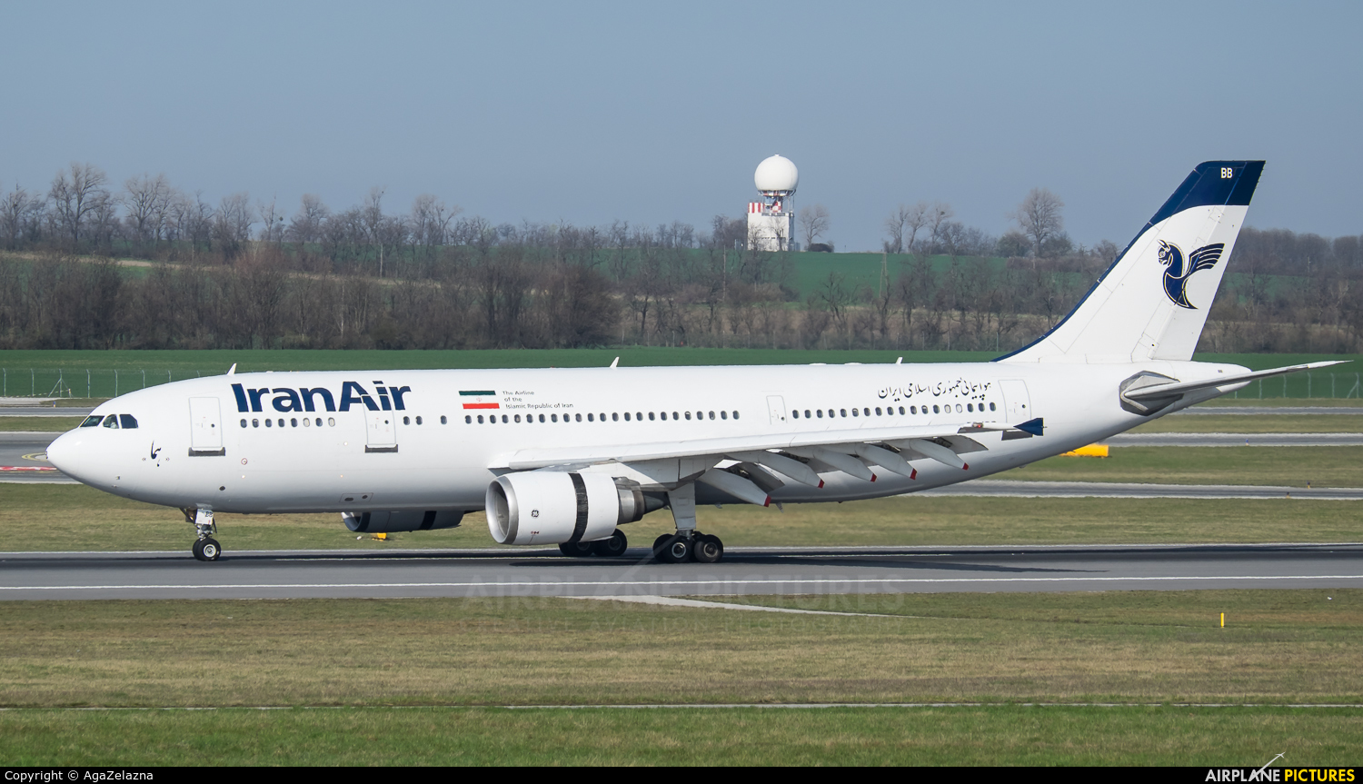 Iran Air EP-IBB aircraft at Vienna - Schwechat