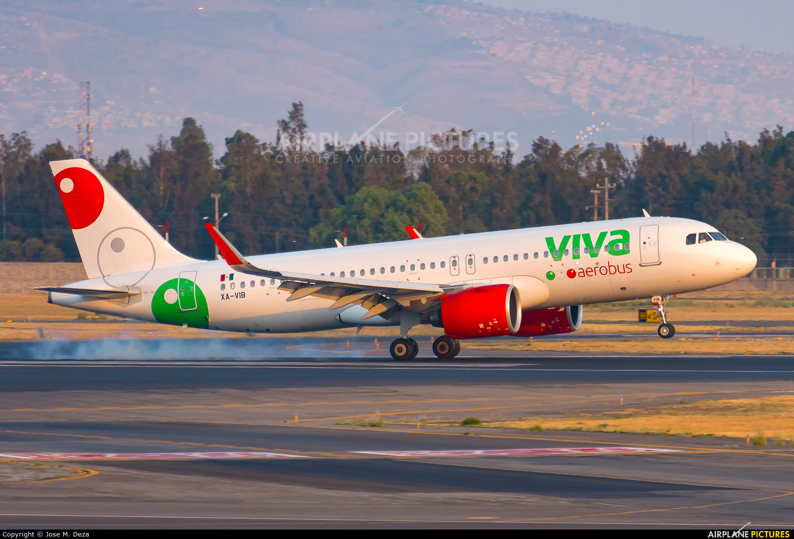 VivaAerobus XA-VIB aircraft at Mexico City - Licenciado Benito Juarez Intl