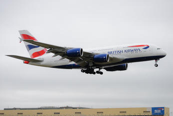 G-XLEK - British Airways Airbus A380