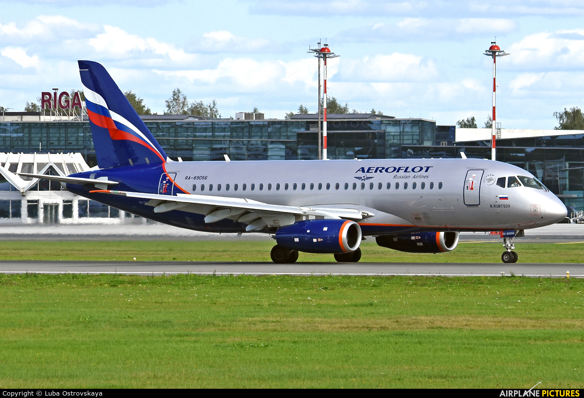 Aeroflot - aircraft at Riga Intl