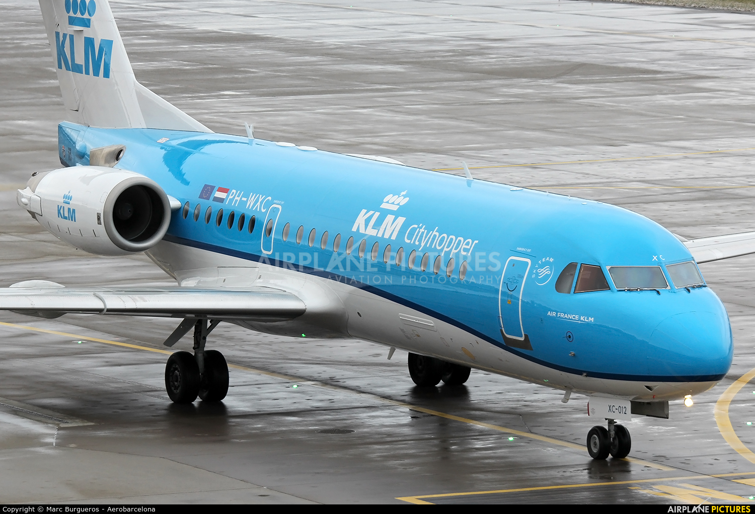 KLM Cityhopper PH-WXC aircraft at Zurich