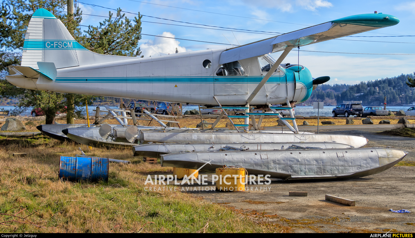 Private C-FSCM aircraft at Campbell River Seaplane Base