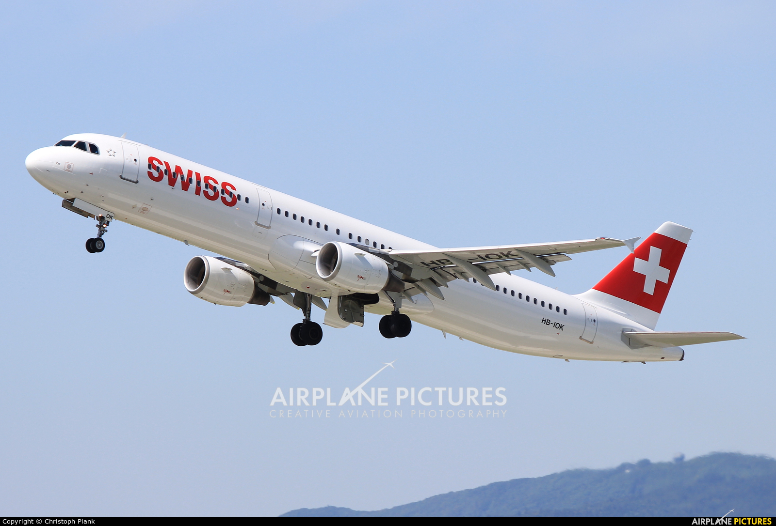 Swiss HB-IOK aircraft at Zurich