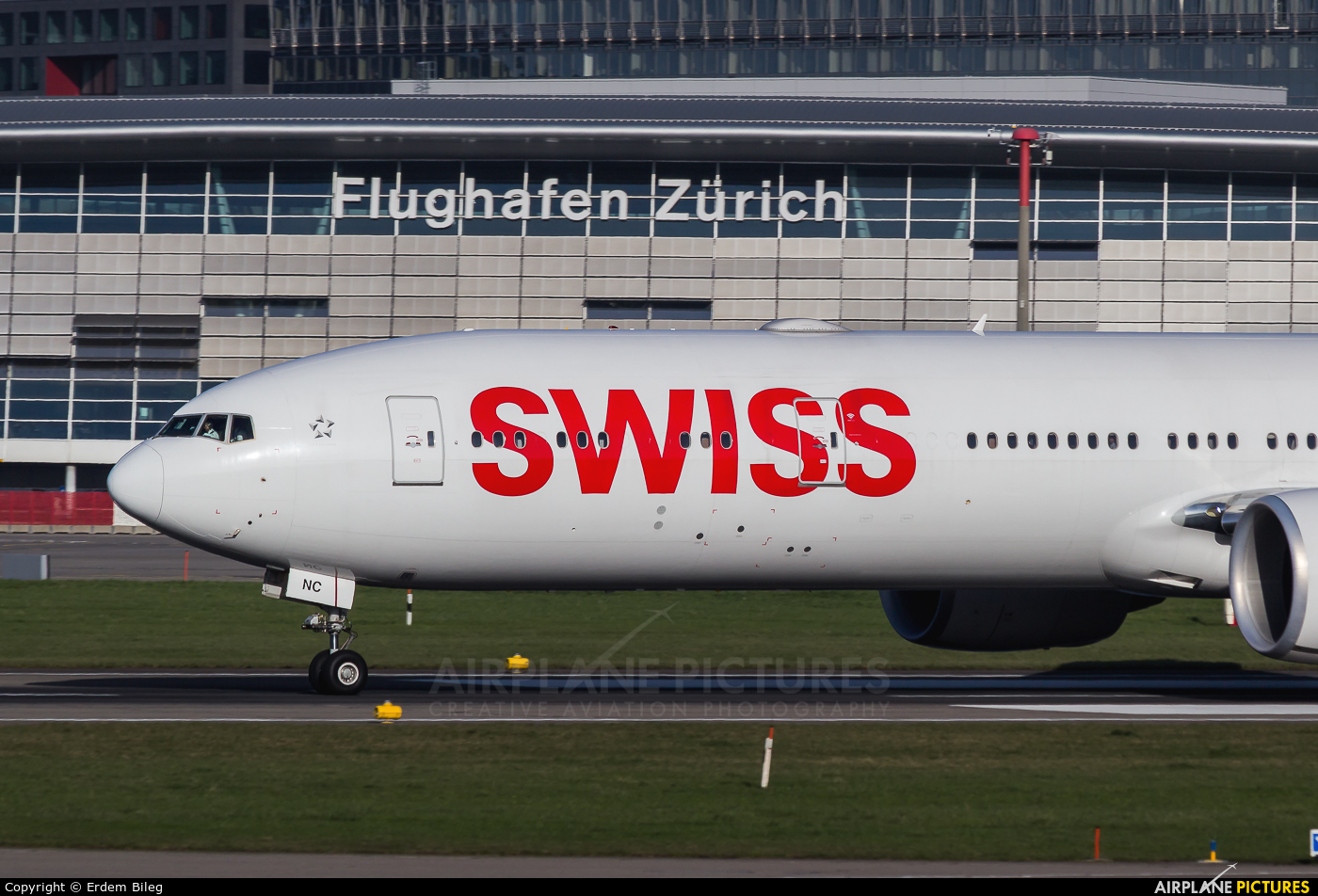 Swiss HB-JNC aircraft at Zurich