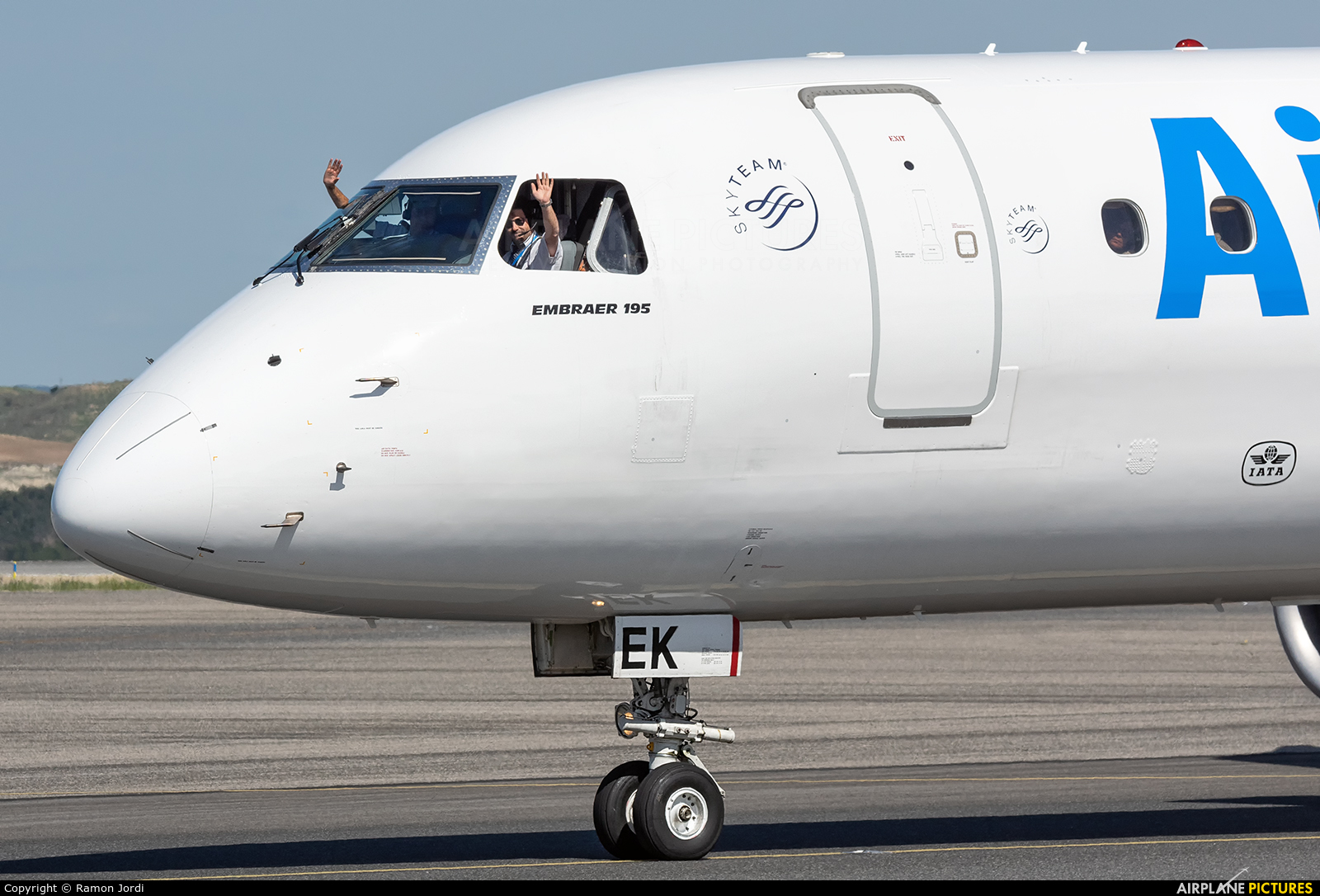 Air Europa Express EC-LEK aircraft at Madrid - Barajas