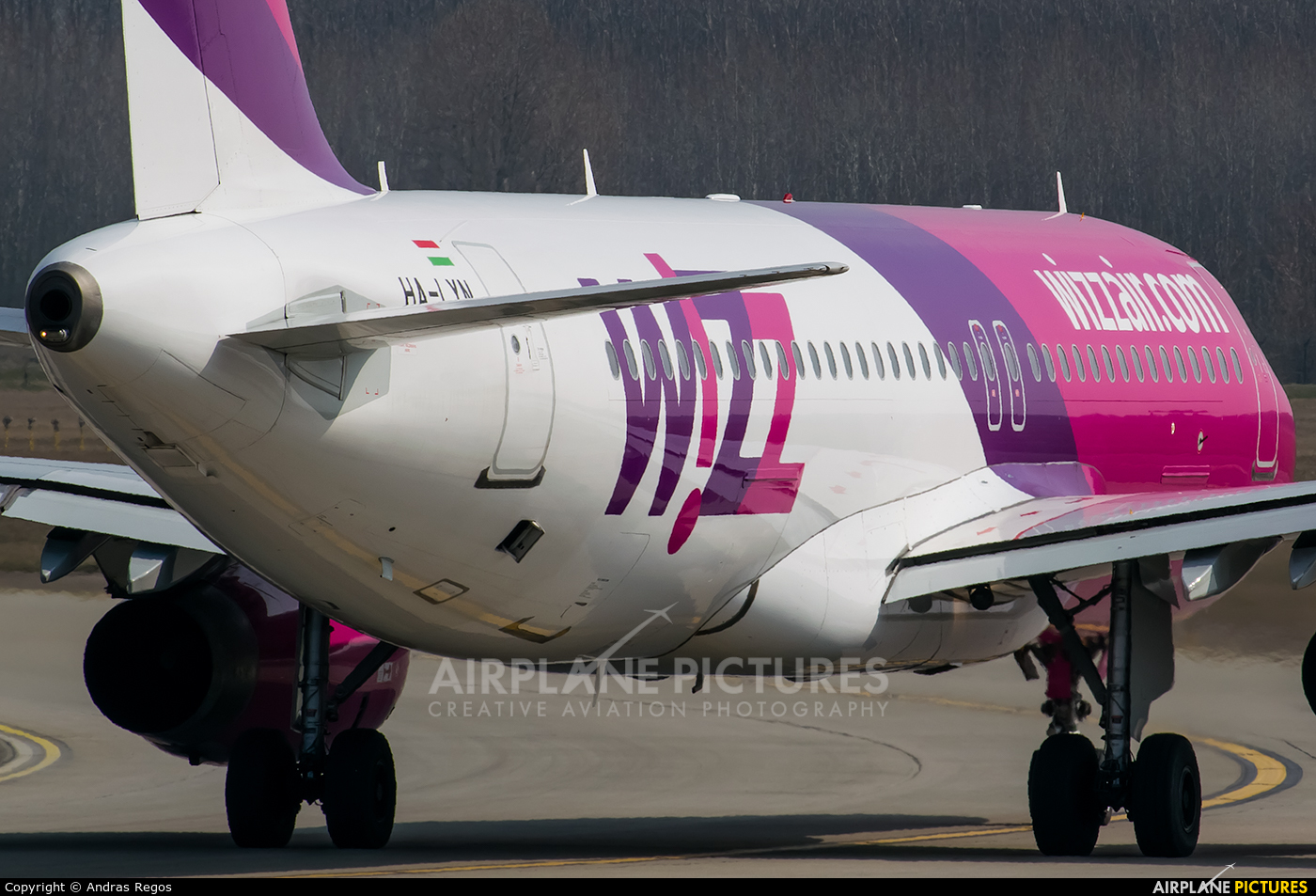 Wizz Air HA-LYN aircraft at Budapest Ferenc Liszt International Airport