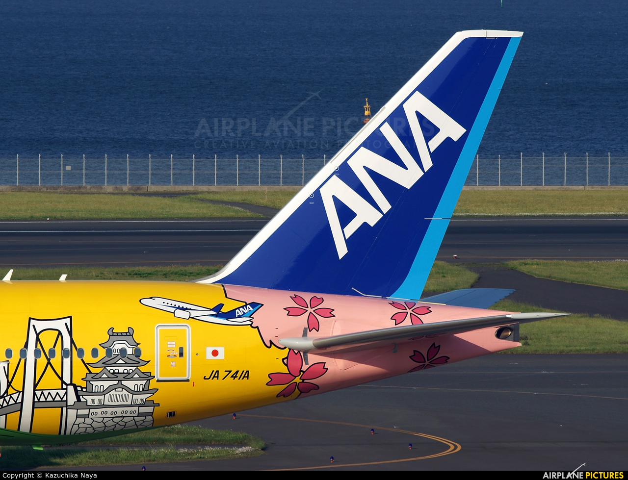 ANA - All Nippon Airways JA741A aircraft at Tokyo - Haneda Intl