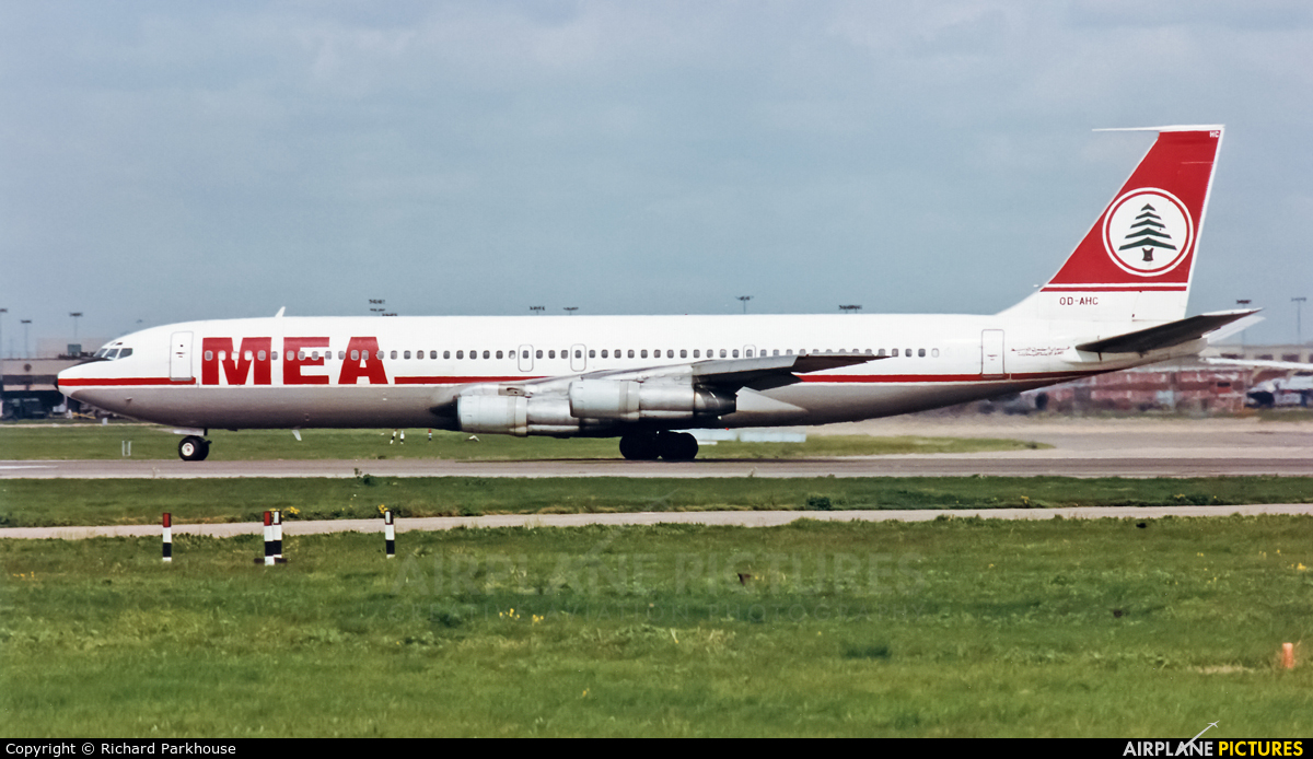 MEA - Middle East Airlines OD-AHC aircraft at London - Heathrow