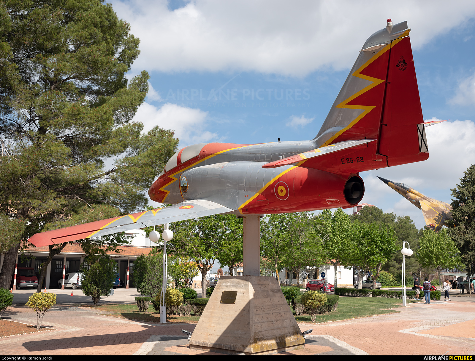 Spain - Air Force : Patrulla Aguila E.25-22 aircraft at Albacete