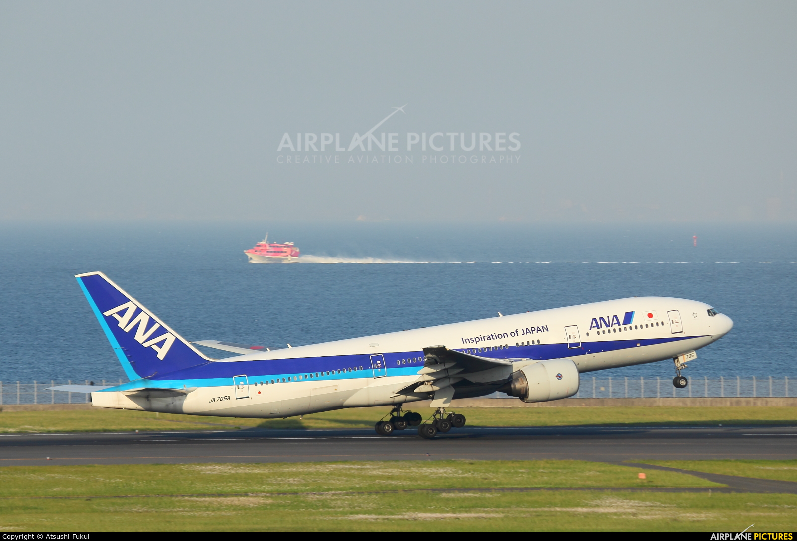 ANA - All Nippon Airways JA705A aircraft at Tokyo - Haneda Intl
