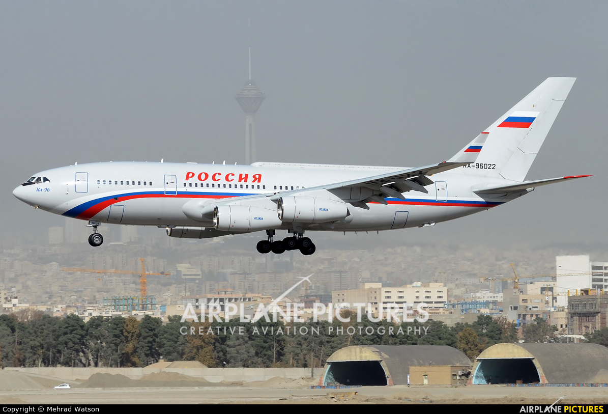 Russia - Government RA-96022 aircraft at Tehran - Mehrabad Intl