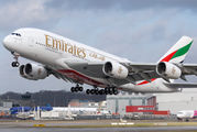 F-WWAE - Emirates Airlines Airbus A380 aircraft