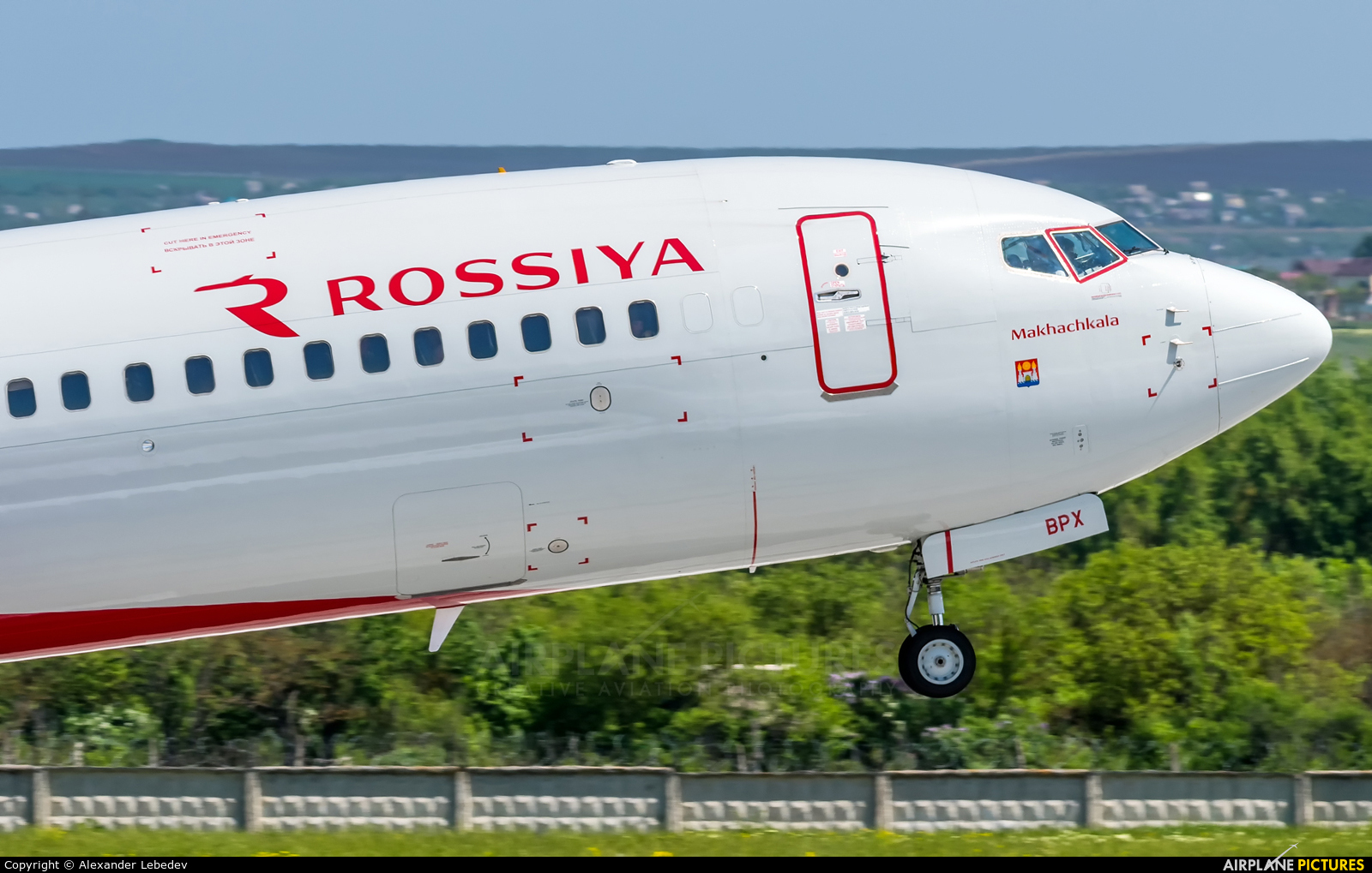 Rossiya VQ-BPX aircraft at Mineralnye Vody