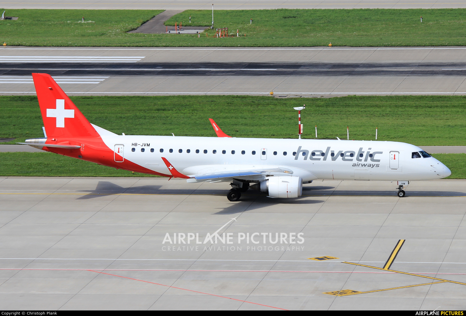 Helvetic Airways HB-JVM aircraft at Zurich