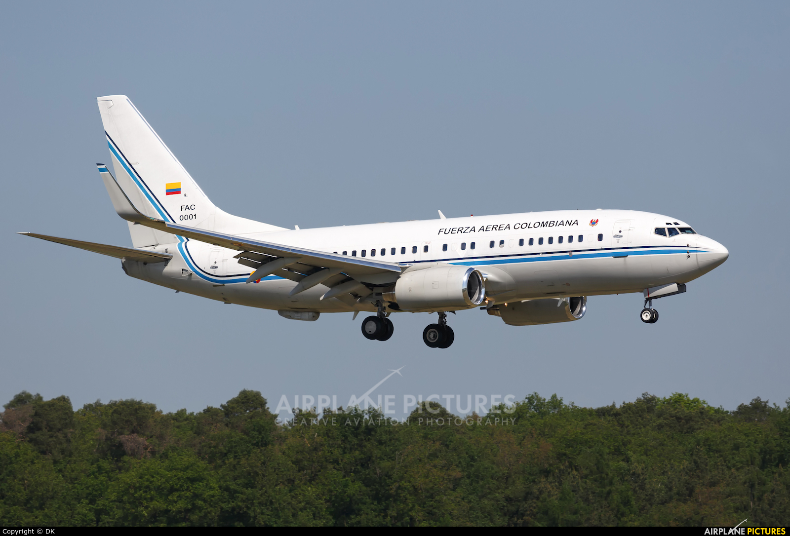 Colombia - Air Force FAC0001 aircraft at Berlin - Tegel
