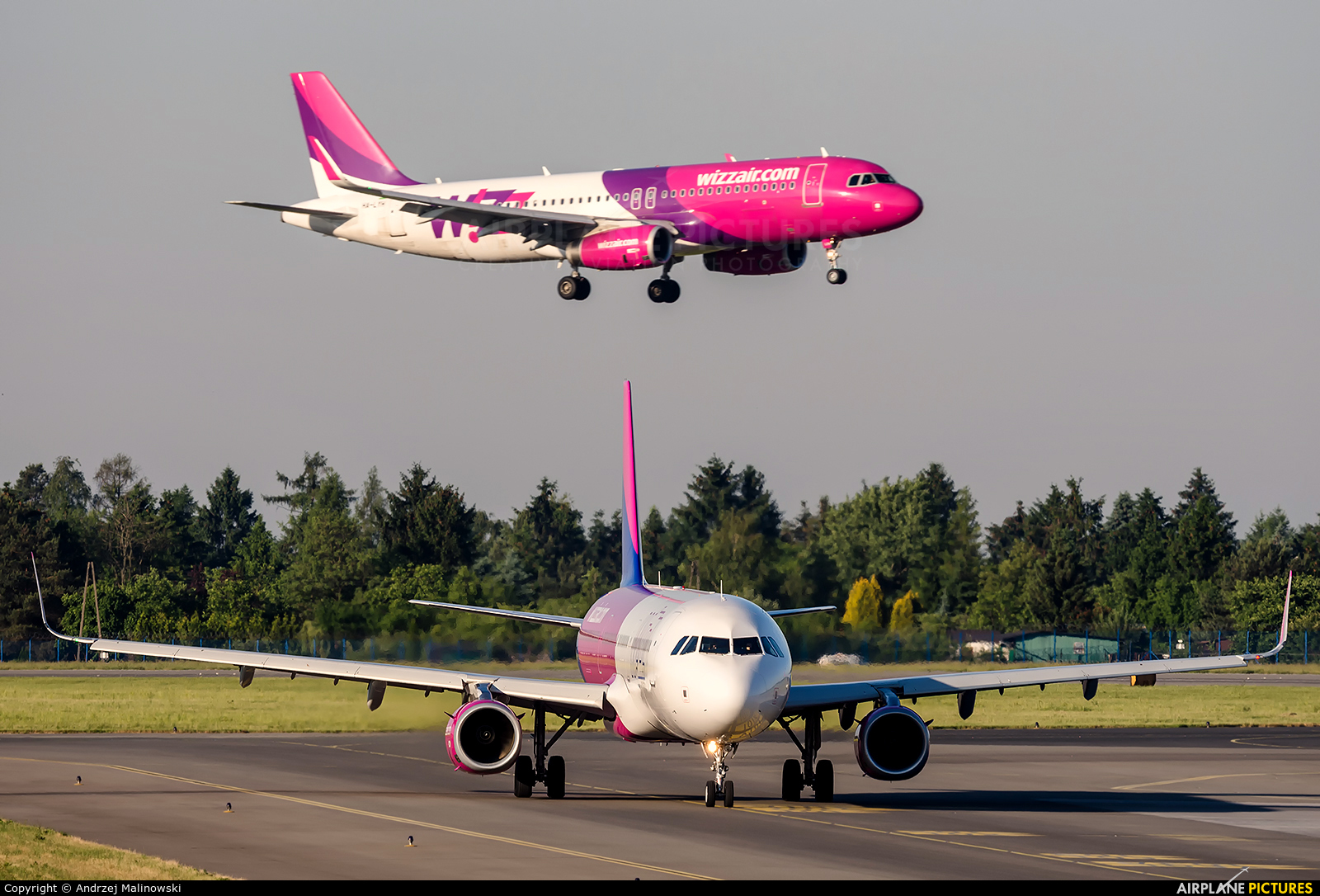 Wizz Air HA-LXK aircraft at Warsaw - Frederic Chopin