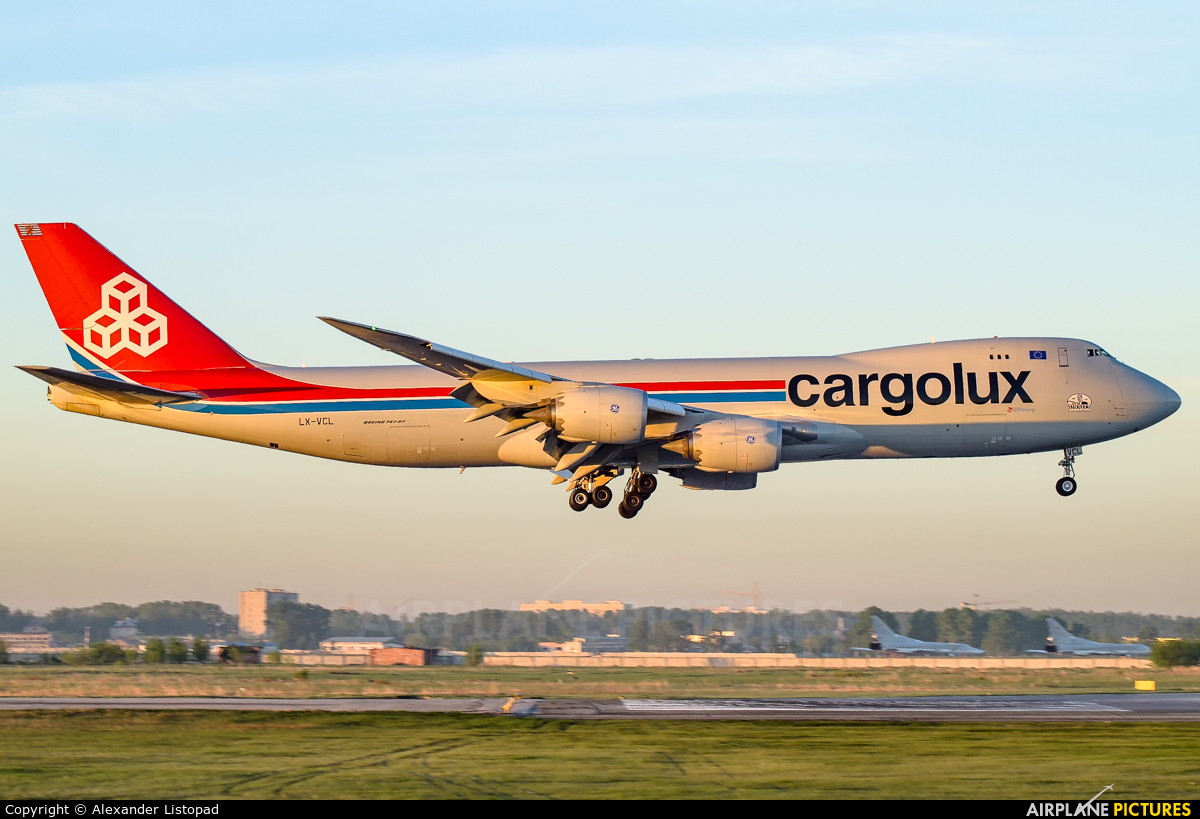 Cargolux LX-VCL aircraft at Novosibirsk