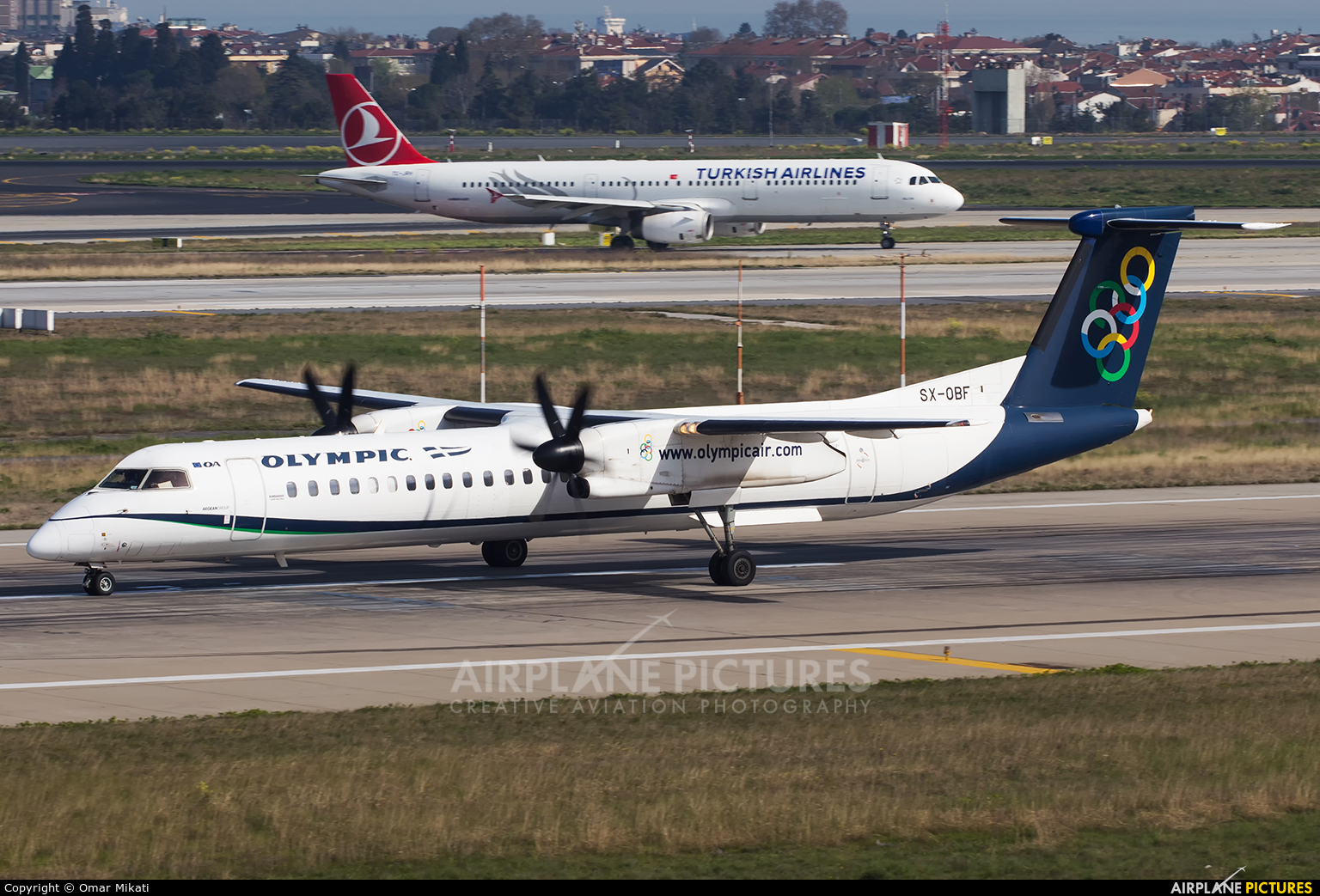 Olympic Airlines SX-OBF aircraft at Istanbul - Ataturk