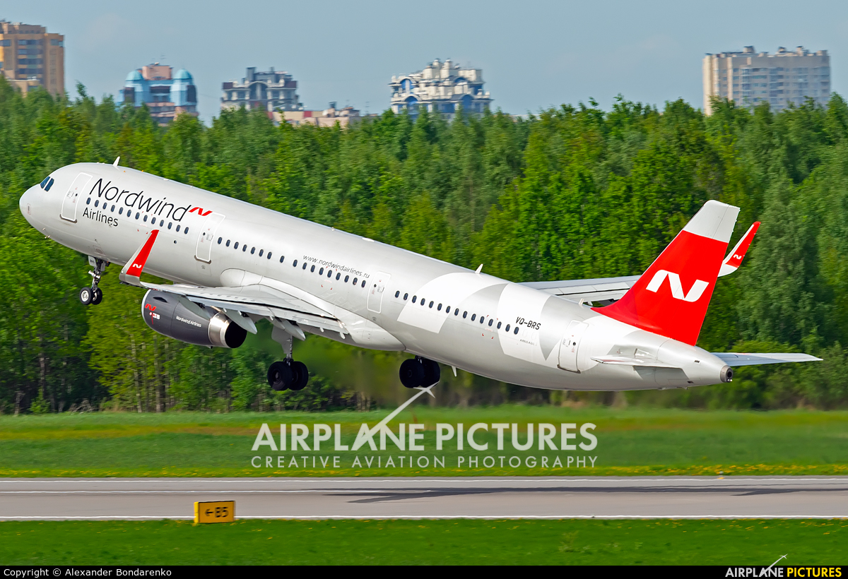 Nordwind Airlines VQ-BRS aircraft at St. Petersburg - Pulkovo