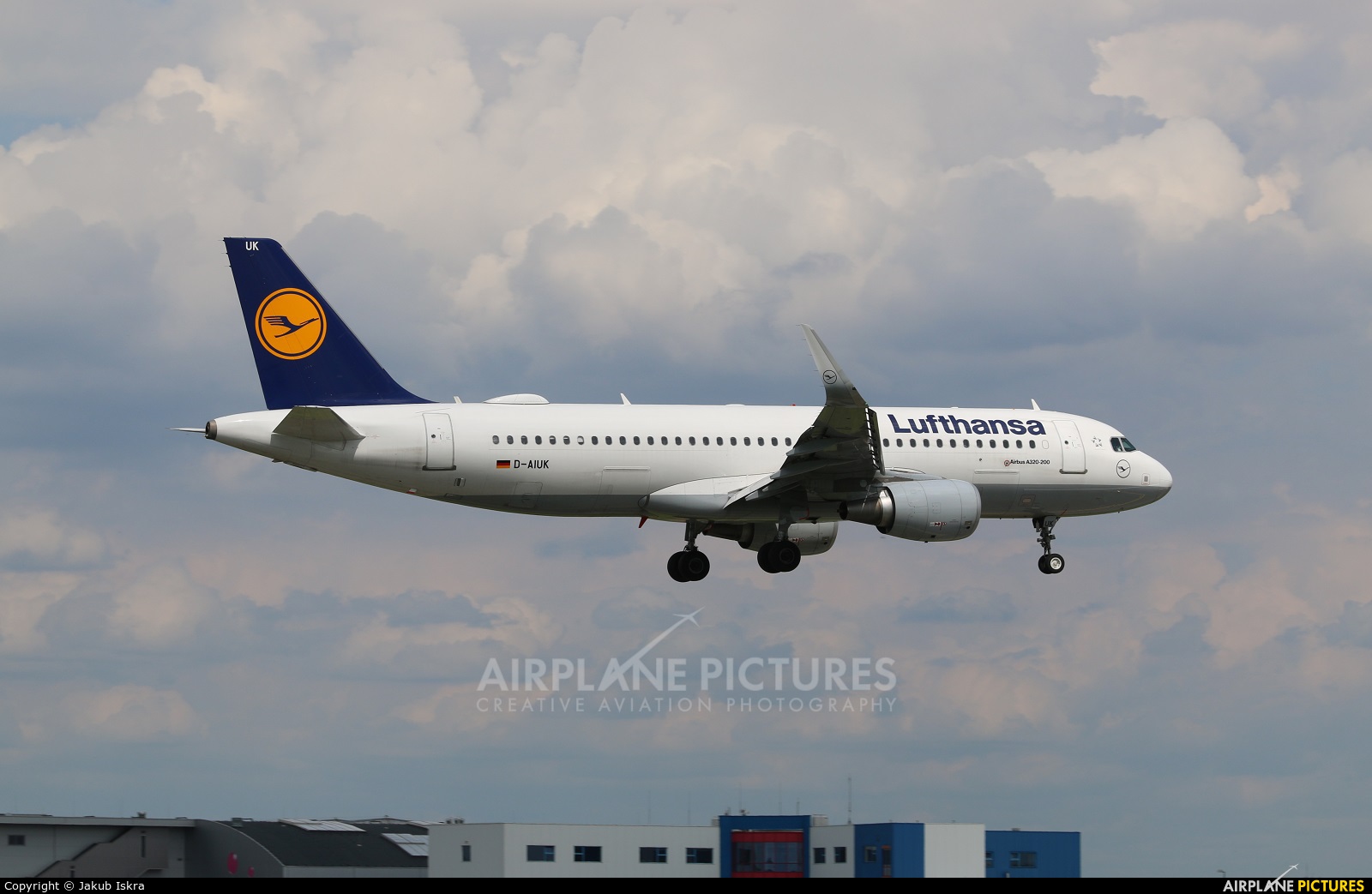 Lufthansa D-AIUK aircraft at Warsaw - Frederic Chopin