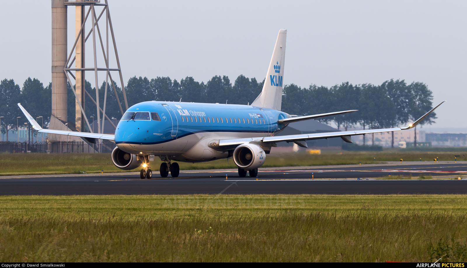 KLM Cityhopper PH-EXS aircraft at Amsterdam - Schiphol