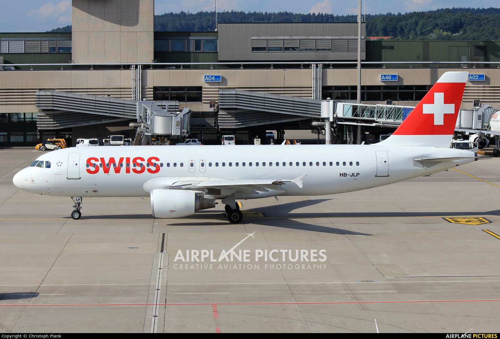 Swiss HB-JLP aircraft at Zurich