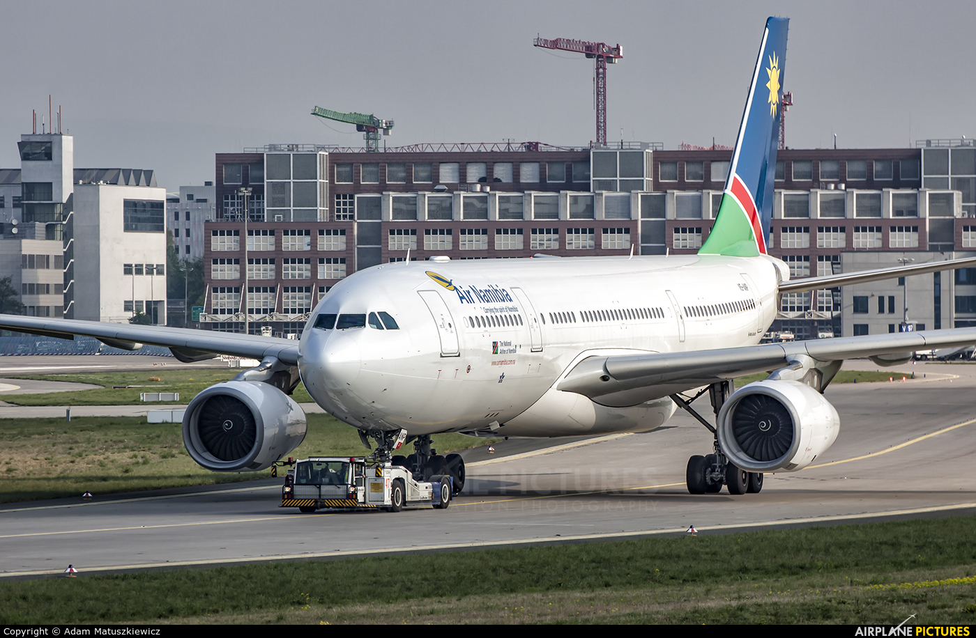Air Namibia V5-ANP aircraft at Frankfurt