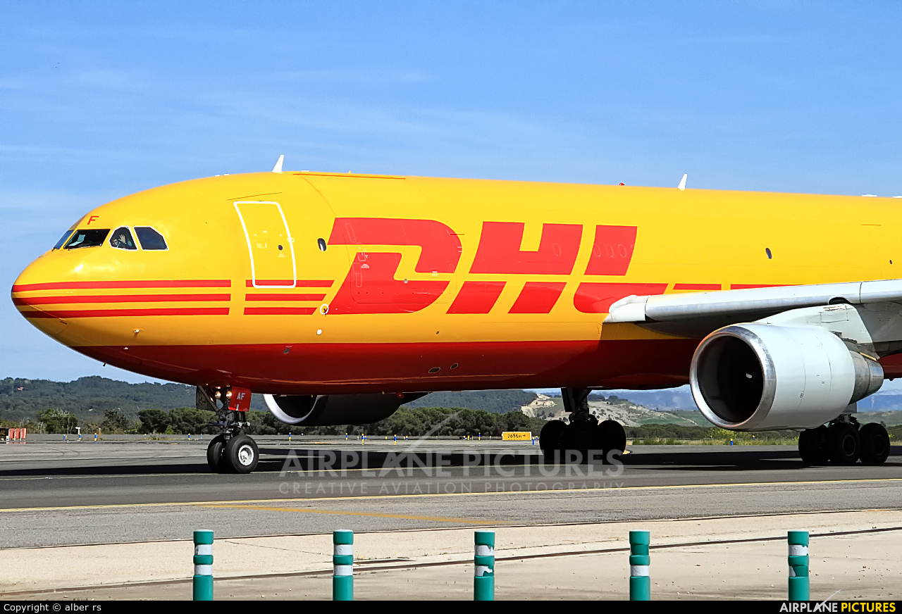 DHL Cargo D-AEAF aircraft at Madrid - Barajas